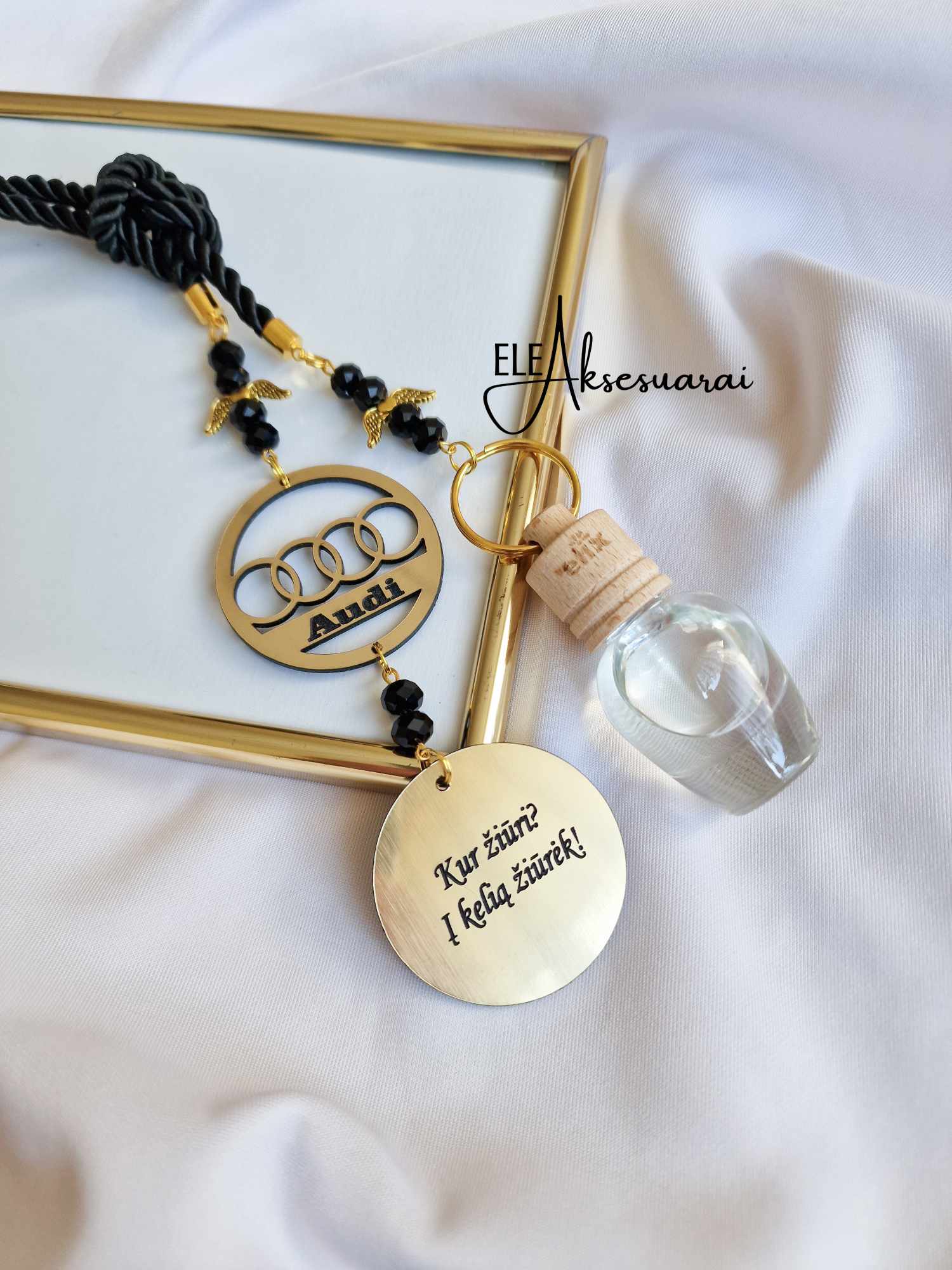 Autopakabukas - kvapukas ,, OVALAS SU NORIMU TEKSTU IR MARKE"