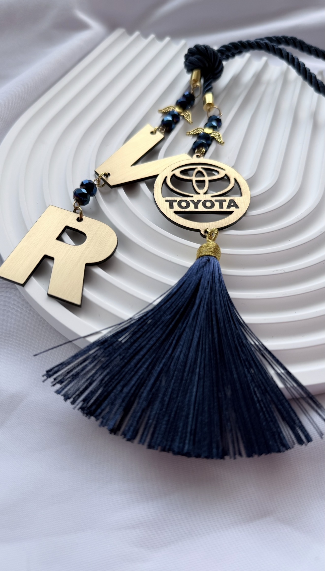 Automobilio pakabukas mėlynas be kvapo